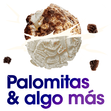 Palomitas cookies and cream dulces